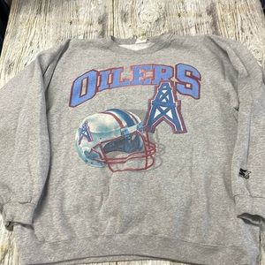 Vintage Houston Oilers Helmet Football Sweatshirt, Houston Oilers